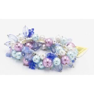 M. Haskell Beaded Pink/Blue Statement Bracelet M. Haskell NWT